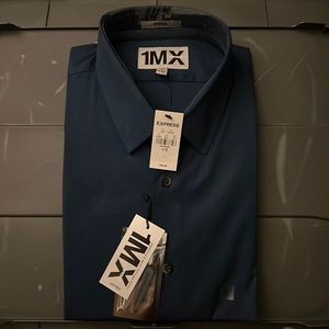 Express  Navy Dress Shirt